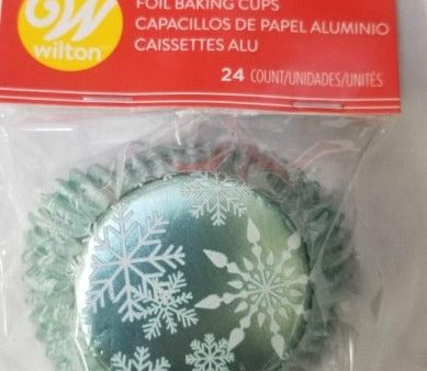 Standard Cupcake Liners - Snowflake Discount