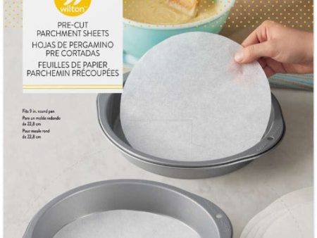 Pre-Cut Round Parchment Sheets Online Sale