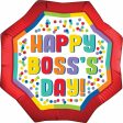 Boss s Day Dots Satin SuperShape Balloon 55cm Online now