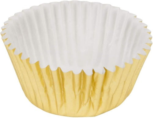 Mini Cupcake Liners - Gold Discount