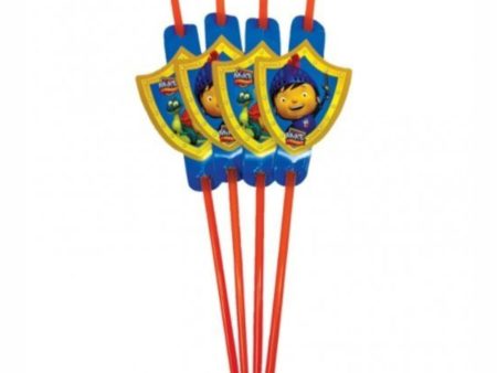 Mike The Knight Drinking Straws 8pcs For Discount