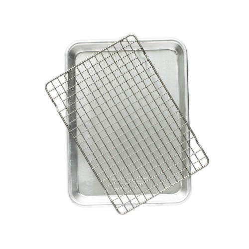 Quarter Sheet with Oven-Safe Nonstick Grid on Sale