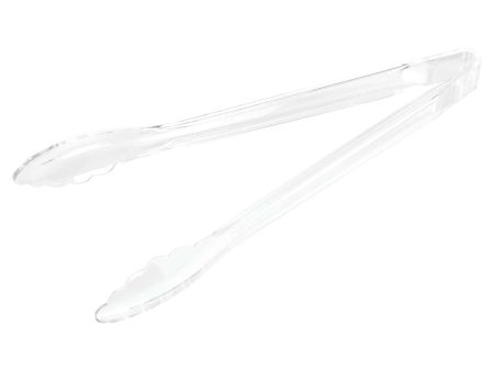 Clear Package Serving Plastic Tongs 2pcs Cheap