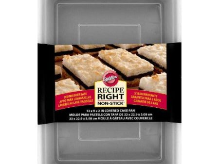 Rectangular Pan - 13  x 9  x 2  Non-Stick with Cover Hot on Sale