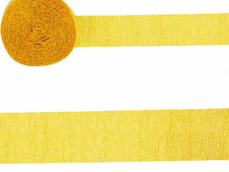 Yellow Sunshine Primrose Crepe Streamer Discount