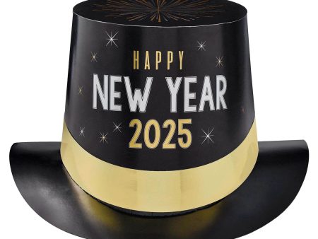 2025 Happy New Year Top Hat 1pc Online now