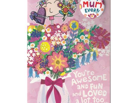 Best Mum Ever Mothers Day Greeting Card Online now