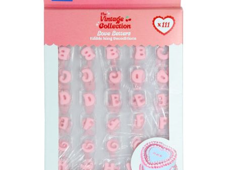 ICING DECORATIONS - Love Letters Sale