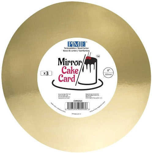 Gold Mirror Cake Board Card Online Sale