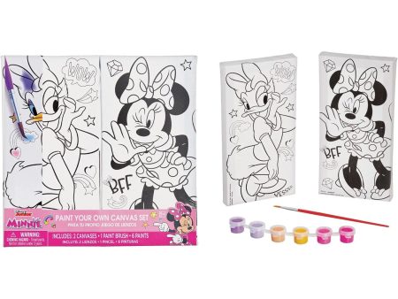 Disney Minnie Mouse Colour Your Own Canvas on Sale