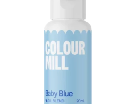 Oil Based Colouring - Baby Blue Online now