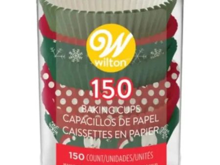 Standard Cupcake Liners - Christmas Assortment Hot on Sale