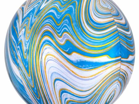 Blue Marblez Orbz Balloon 38x40cm Online