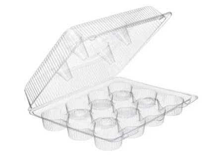 Cupcake Containers - 12 Count Cupcake For Discount