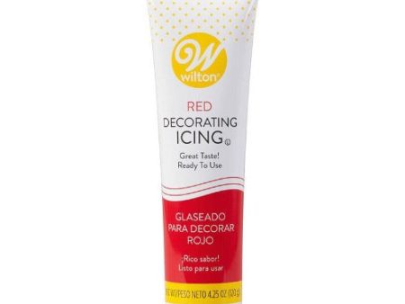 Decorating Icing Tube - Red Supply