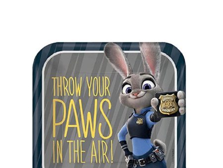 Zootopia Square Plates 7in, 8pcs Online