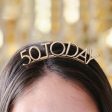 50th Today Golden Age Birthday Headband Fashion