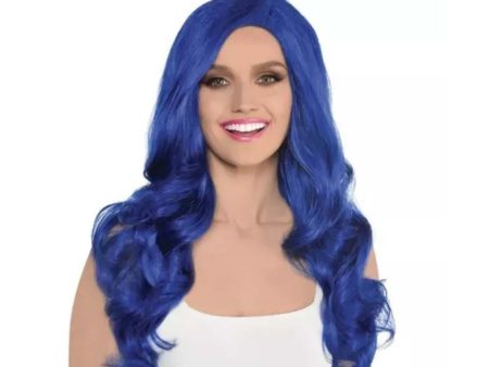 Blue Glam Wig Discount