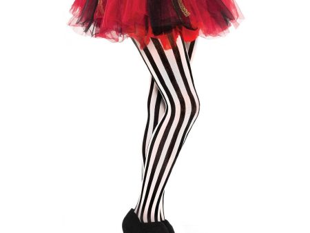 Vertical Striped Tights For Discount