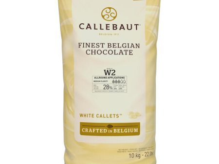 Callebaut Recipe CW2 White Chocolate Callet 1lb. Fashion