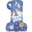 1st Birthday All Star Boy Foil Balloon 19 x 28in Online now