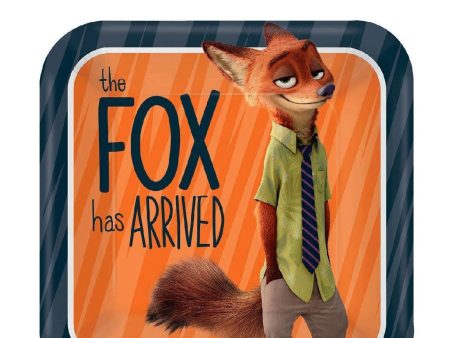 Zootopia Square Plates 9in, 8pcs For Cheap