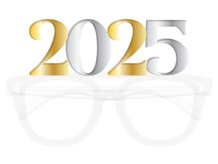 2025 Gold & Silver Light-Up Nye Glasses Online