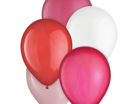 Valentine’s Day Assorted Latex Balloons 11in 15pcs Sale