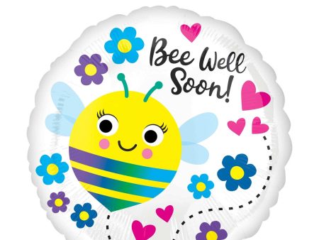 Bee Well Soon Foil Balloon 45cm Online Hot Sale