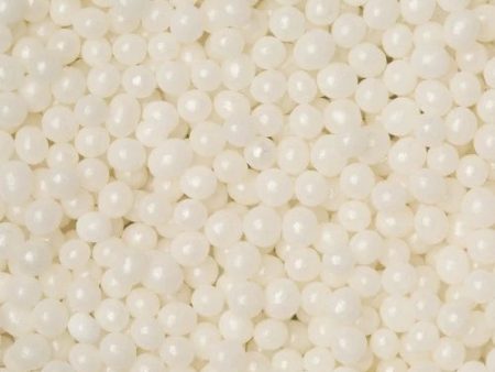 Sugar Pearls - White 4mm Hot on Sale