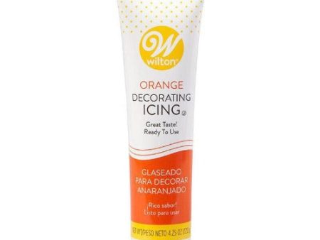 Decorating Icing Tube - Orange on Sale