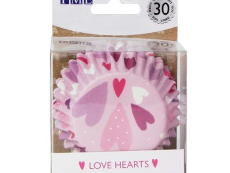 Standard Cupcake Liners - Love Hearts For Cheap