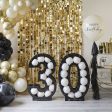 30th Birthday Golden Age Latex Balloons 5pcs Online Hot Sale