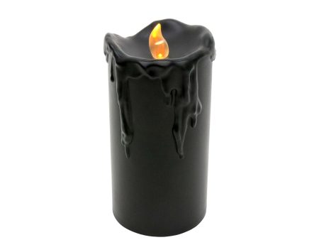 Black Pillar Candle Fashion