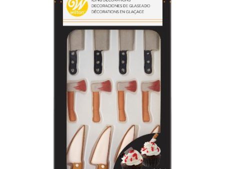 Icing Decoration - Assorted Knife and Cleaver Fashion