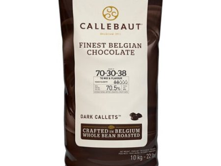 Callebaut Recipe 70 30 Dark Chocolate Callets 1lb. Online Hot Sale