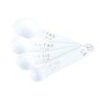 White Plastic Measuring Spoons Supply