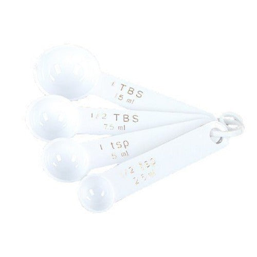 White Plastic Measuring Spoons Supply