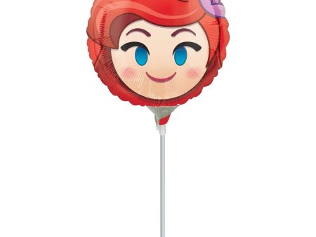 Ariel Emoji Foil Balloon 22cm Online Hot Sale