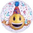 Emoticon Party Hat Insider Balloon 60cm For Discount