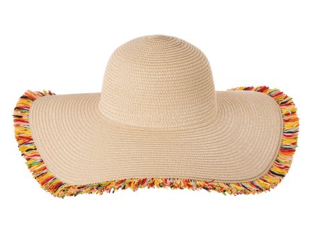 Summer Boho Fringe Adult Floppy Hat Supply