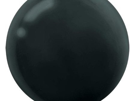 Black Latex Balloons 24in, 4pcs Cheap