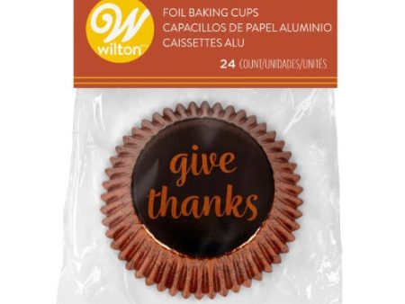 Standard Cupcake Liners - Give Thanks Online Sale