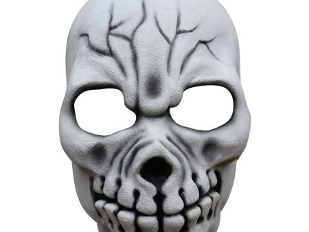 Adult Cracked Skull Latex Face Mask Fashion