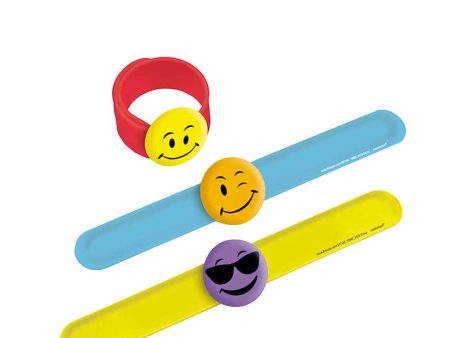 Smiley Slap Bracelet Favor 1pc Discount