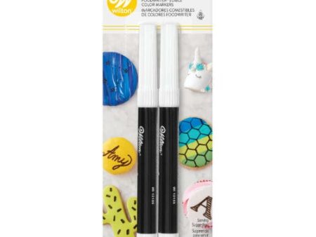 Edible Markers - Black Color 2-Piece Fashion