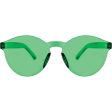 Frameless Green Coloured Glasses For Sale