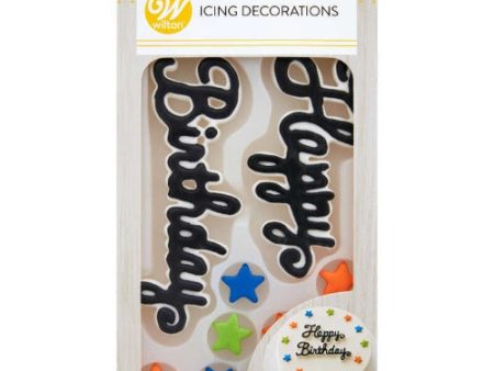 Icing Decoration - Happy Birthday Online Sale