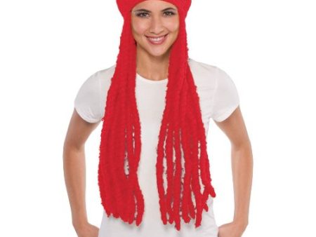 Wig Dread Cap Red Hot on Sale