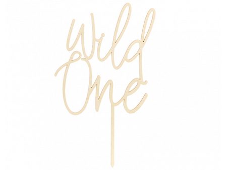 Wild One Wooden Cake Topper 22cm on Sale